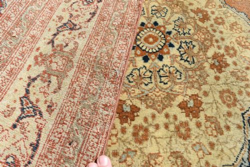 ANTIQUE HAJI JALILI TABRIZ RUG 178X119CM - ADDITIONAL PHOTO 4