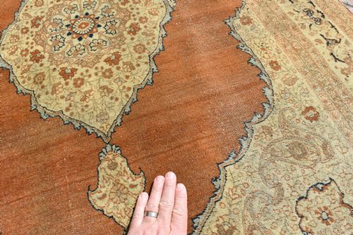 ANTIQUE HAJI JALILI TABRIZ RUG 178X119CM - ADDITIONAL PHOTO 5