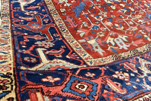 ANTIQUE PERSIAN HERIZ CARPET 348X240CM - ADDITIONAL PHOTO 9