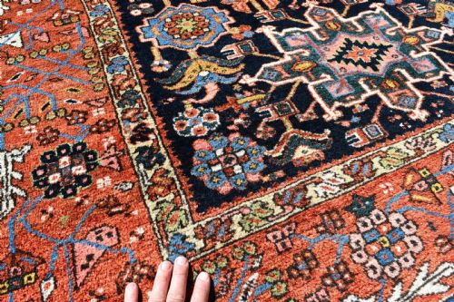 ANTIQUE KARAJA RUG 197X152CM - ADDITIONAL PHOTO 3