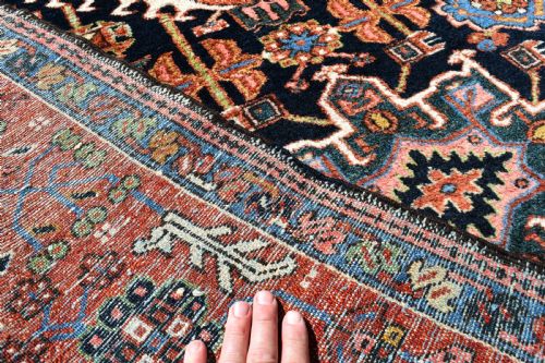 ANTIQUE KARAJA RUG 197X152CM - ADDITIONAL PHOTO 4