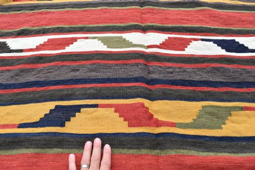 ANTIQUE CAUCASIAN KILIM - ADDITIONAL PHOTO 2