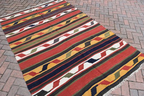 ANTIQUE CAUCASIAN KILIM - ADDITIONAL PHOTO 3