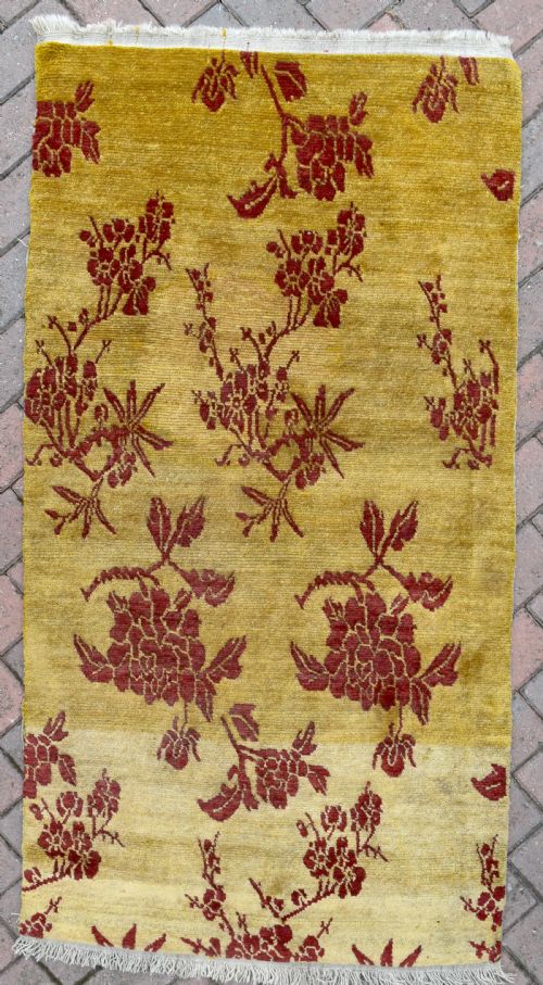antique tibetan khaden 156x78 - CATEGORY: ANTIQUE RUGS - DATED 1890