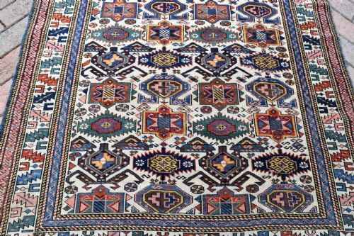 ANTIQUE CAUCASIAN KUBA RUG 169X119 - ADDITIONAL PHOTO 1