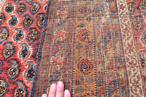 ANTIQUE NERIZ AFSHAR RUG 162X126 - ADDITIONAL PHOTO 5