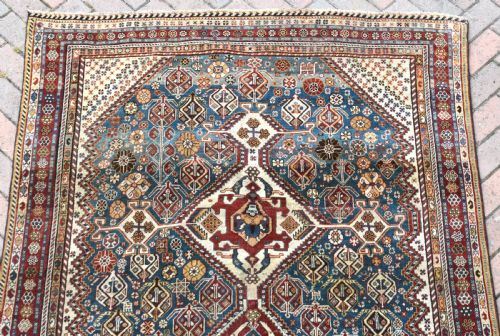 ANTIQUE QASGAI CARPET 259X153CM - ADDITIONAL PHOTO 3