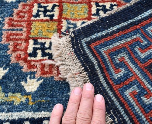 ANTIQUE TIBETAN MEDITATION MAT 68X53CM - ADDITIONAL PHOTO 2