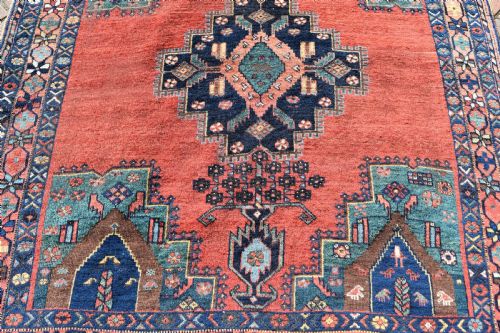 ANTIQUE AFSHAR RUG 149X134CM - ADDITIONAL PHOTO 1