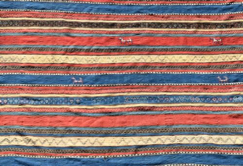 FINE ANTIQUE AZERI KILIM 302X198CM - ADDITIONAL PHOTO 3