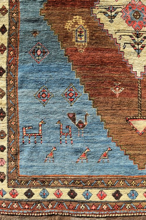 ANTIQUE PERSIAN MEI MEI RUG 185X141 - ADDITIONAL PHOTO 1