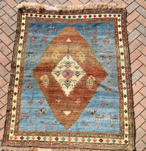 ANTIQUE PERSIAN MEI MEI RUG 185X141 - ADDITIONAL PHOTO 6