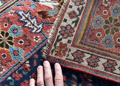 ANTIQUE NORTH WEST PERSIAN NARROW RUNNER 407X88CM - ADDITIONAL PHOTO 3