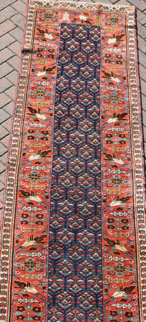 ANTIQUE NORTH WEST PERSIAN NARROW RUNNER 407X88CM - ADDITIONAL PHOTO 5