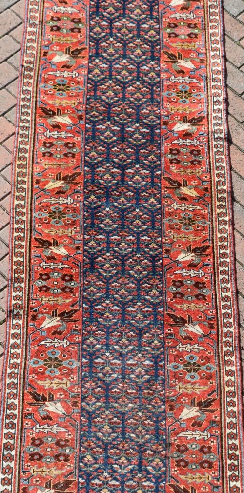 ANTIQUE NORTH WEST PERSIAN NARROW RUNNER 407X88CM - ADDITIONAL PHOTO 6