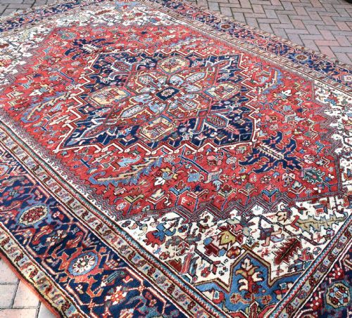 OLD HERIZ CARPET 318X249CM - ADDITIONAL PHOTO 2