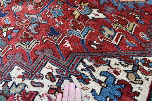 OLD HERIZ CARPET 318X249CM - ADDITIONAL PHOTO 3