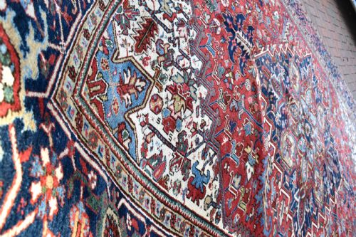 OLD HERIZ CARPET 318X249CM - ADDITIONAL PHOTO 5