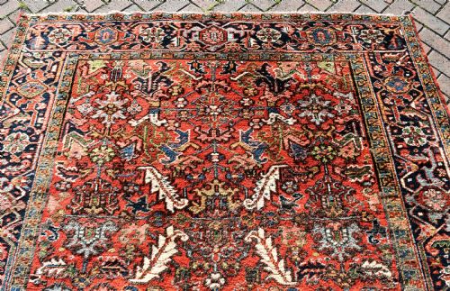 OLD HERIZ CARPET WITH ALL OVER DESIGN 294X194CM - ADDITIONAL PHOTO 5