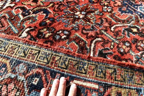 OLD HERIZ CARPET WITH ALL OVER DESIGN 294X194CM - ADDITIONAL PHOTO 6