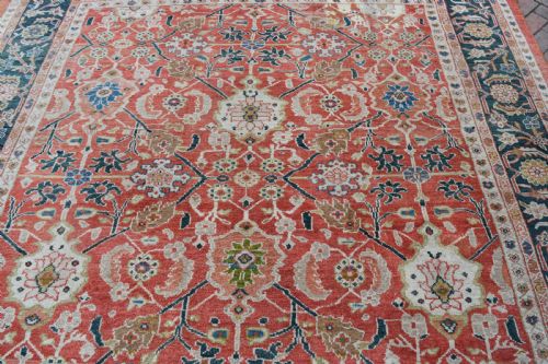 GOOD ANTIQUE ZIEGLER MAHAL CARPET 350X268CM - ADDITIONAL PHOTO 2