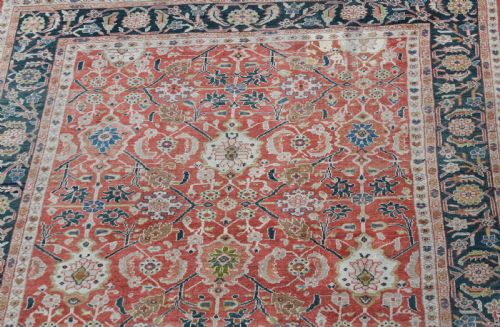 GOOD ANTIQUE ZIEGLER MAHAL CARPET 350X268CM - ADDITIONAL PHOTO 4