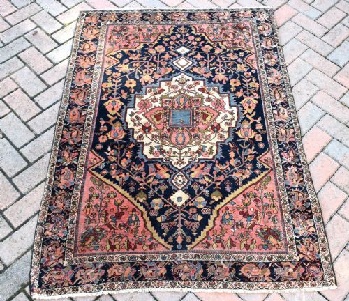 antique persian sarouk rug 150x105cm - CATEGORY: ANTIQUE RUGS - DATED 1900