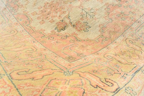 OLD TURKISH USHAK CARPET 366X307CM - ADDITIONAL PHOTO 1