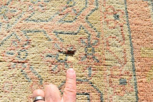 OLD TURKISH USHAK CARPET 366X307CM - ADDITIONAL PHOTO 6