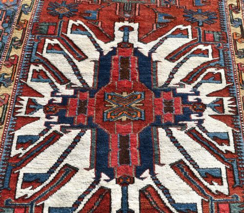 ANTIQUE KARAJA BARJID RUG 206X145 - ADDITIONAL PHOTO 2