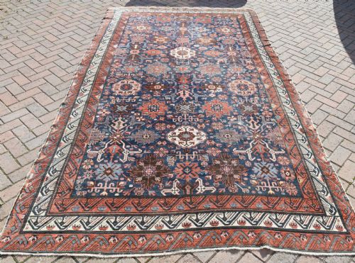 antique caucasian kuba carpet 339x186cm - CATEGORY: ANTIQUE RUGS - DATED 1870