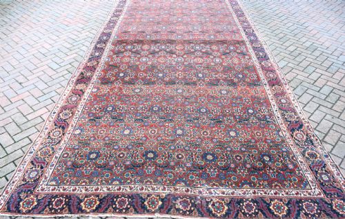 EARLY NORTH WEST PERSIAN KELLEH CARPET 613X214CM - ADDITIONAL PHOTO 1