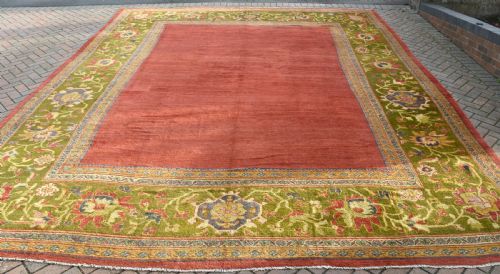 antique sultanabad carpet of large square proptions - CATEGORY: ANTIQUE RUGS - DATED 1880