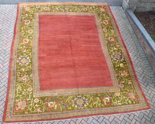 ANTIQUE SULTANABAD CARPET OF LARGE SQUARE PROPTIONS - ADDITIONAL PHOTO 3