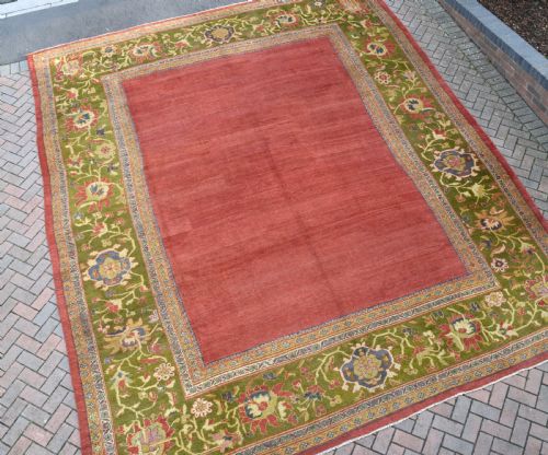 ANTIQUE SULTANABAD CARPET OF LARGE SQUARE PROPTIONS - ADDITIONAL PHOTO 4
