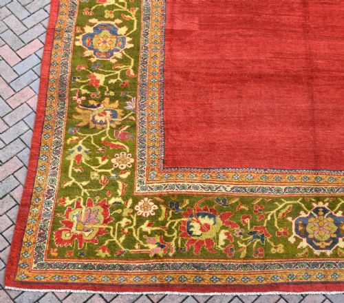 ANTIQUE SULTANABAD CARPET OF LARGE SQUARE PROPTIONS - ADDITIONAL PHOTO 6