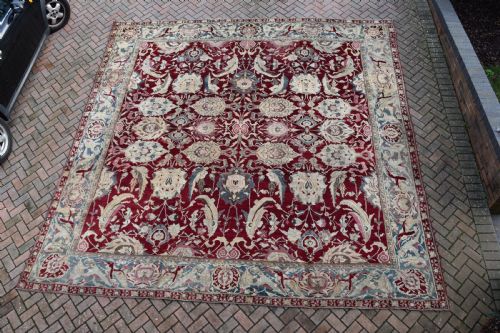 ANTIQUE AGRA CARPET 420X382CM - ADDITIONAL PHOTO 5