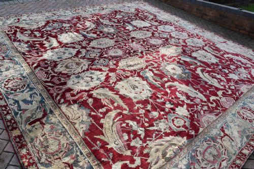 ANTIQUE AGRA CARPET 420X382CM - ADDITIONAL PHOTO 7
