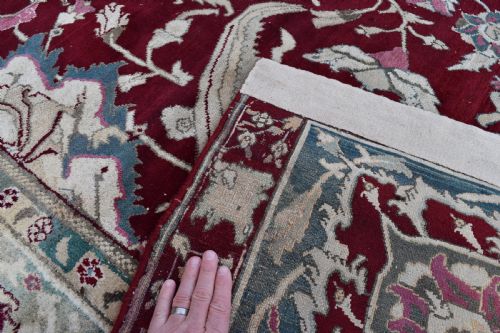 ANTIQUE AGRA CARPET 420X382CM - ADDITIONAL PHOTO 11