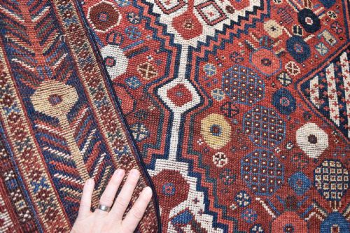 KHAMSEH TRIBAL RUG 217X124 CM - ADDITIONAL PHOTO 4