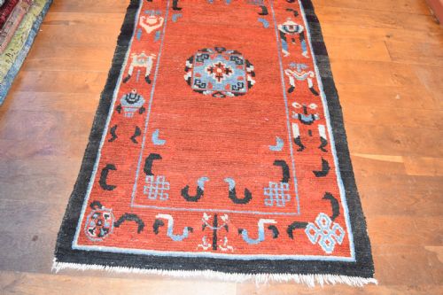 ANTIQUE TIBETAN RUG 204X120 CM - ADDITIONAL PHOTO 6