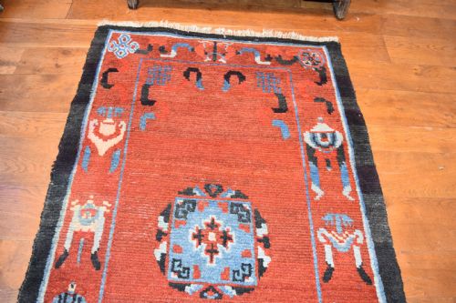 ANTIQUE TIBETAN RUG 204X120 CM - ADDITIONAL PHOTO 7