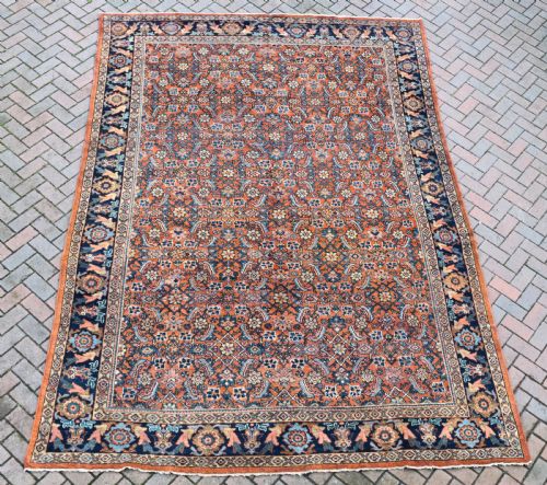 antique mahal carpet 369x262 cm - CATEGORY: ANTIQUE RUGS - DATED 1920
