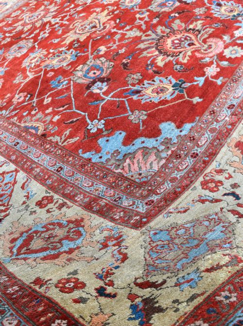ANTIQUE ZIEGLER CARPET 400X380CM - ADDITIONAL PHOTO 1