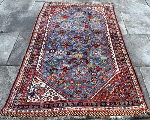 ANTIQUE QASGAI TRIBAL RUG 207X131CM - ADDITIONAL PHOTO 1