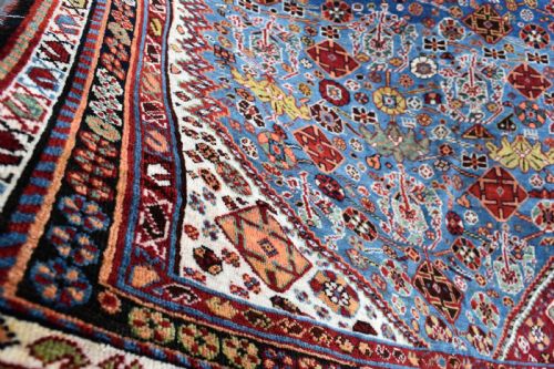 ANTIQUE QASGAI TRIBAL RUG 207X131CM - ADDITIONAL PHOTO 6