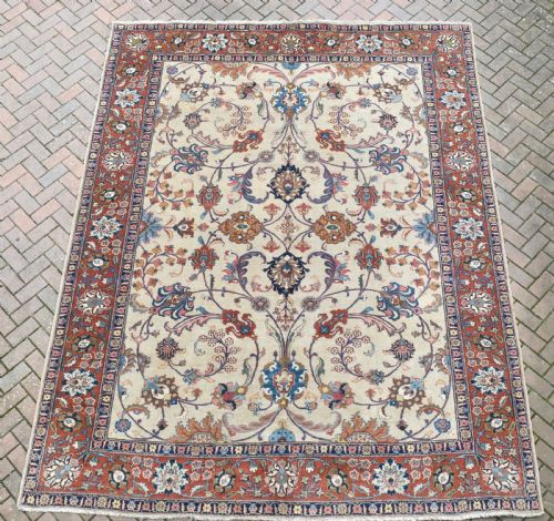 old tabriz carpet 355x278 - CATEGORY: ANTIQUE RUGS - DATED 1920