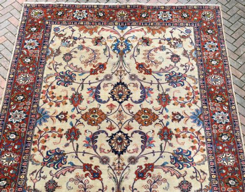 OLD TABRIZ CARPET 355X278 - ADDITIONAL PHOTO 2