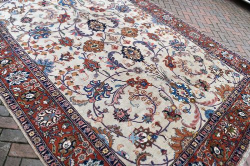 OLD TABRIZ CARPET 355X278 - ADDITIONAL PHOTO 7
