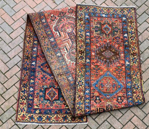 antique heriz narrow runner 472x86 cm - CATEGORY: ANTIQUE RUGS - DATED 1910